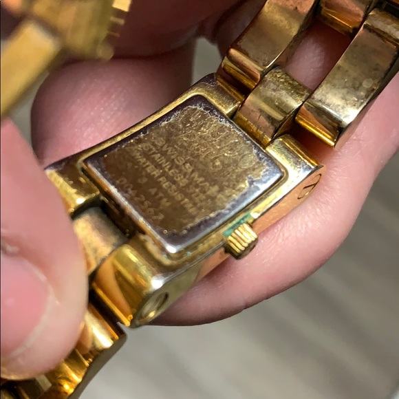 Gucci gold plated 2800L bicycle chain watch - Picture 12 of 14